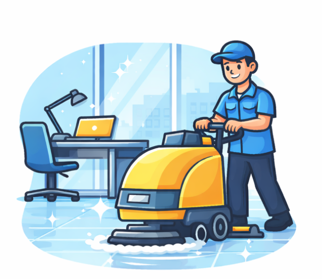 Hard Floor Cleaning Icon